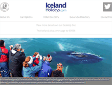 Tablet Screenshot of icelandholidays.com